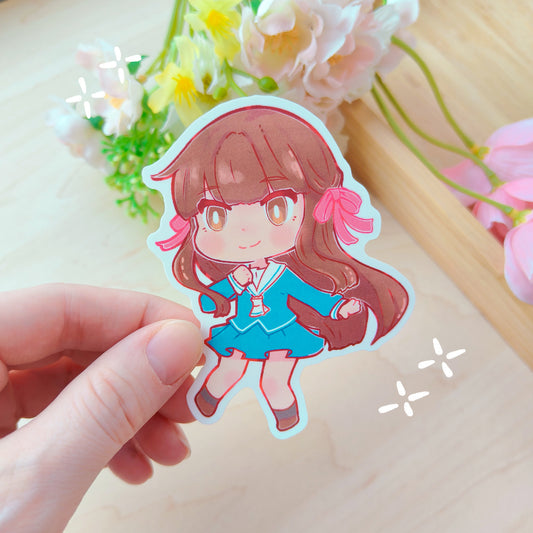 Furuba ~ Tohru Honda matt vinyl sticker