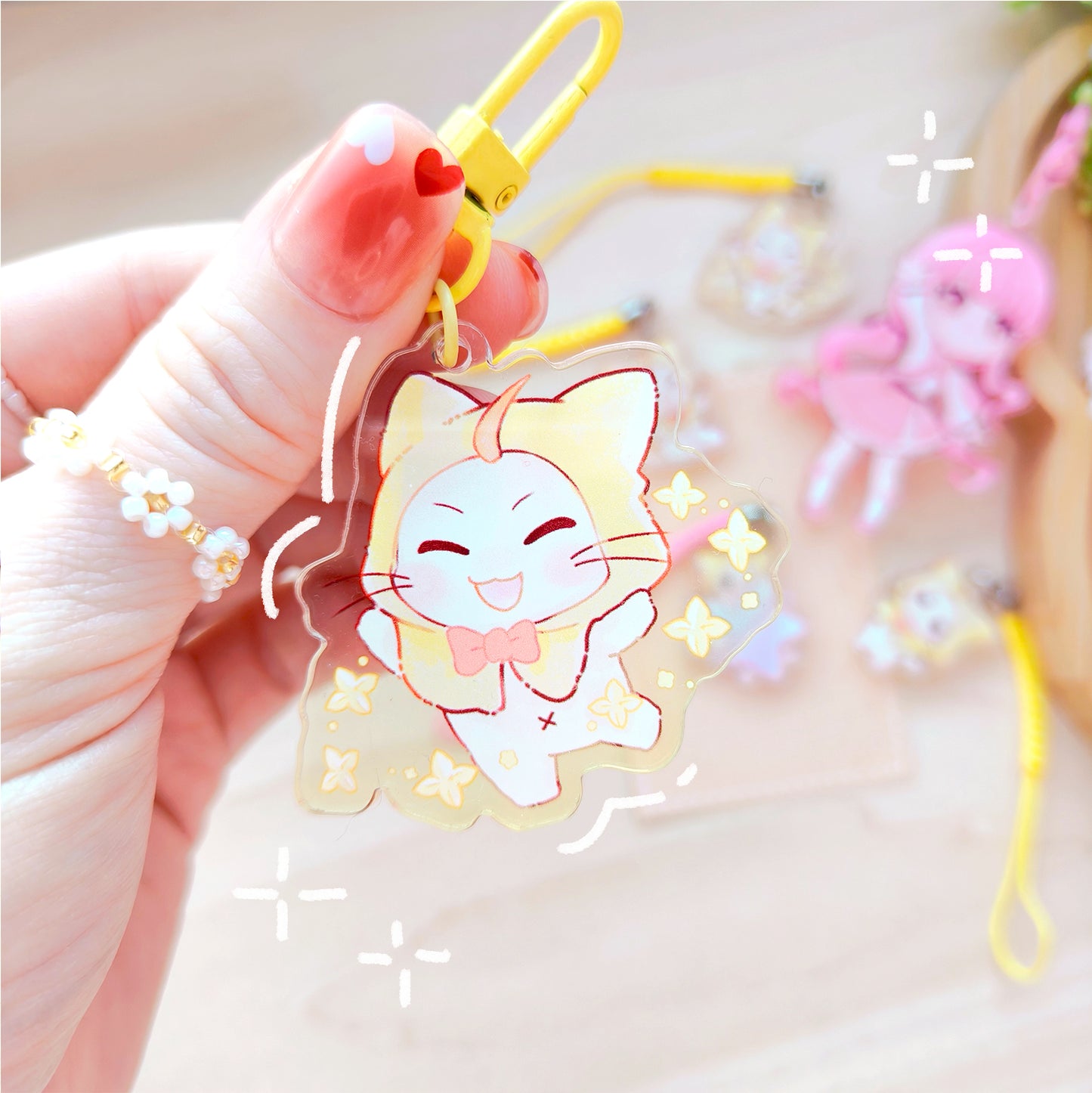 Infinity nikki ~ Nikki and Momo Acrylic charms