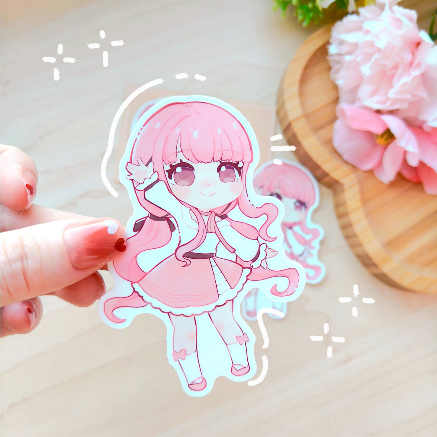 Infinity nikki ~ Nikki and momo stickers!