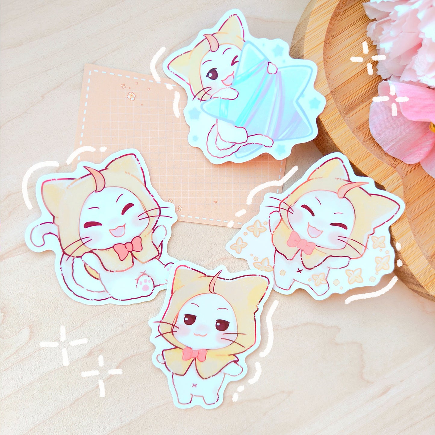 Infinity nikki ~ Nikki and momo stickers!