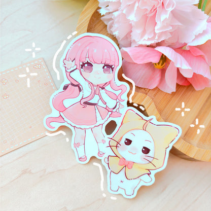 Infinity nikki ~ Nikki and momo stickers!