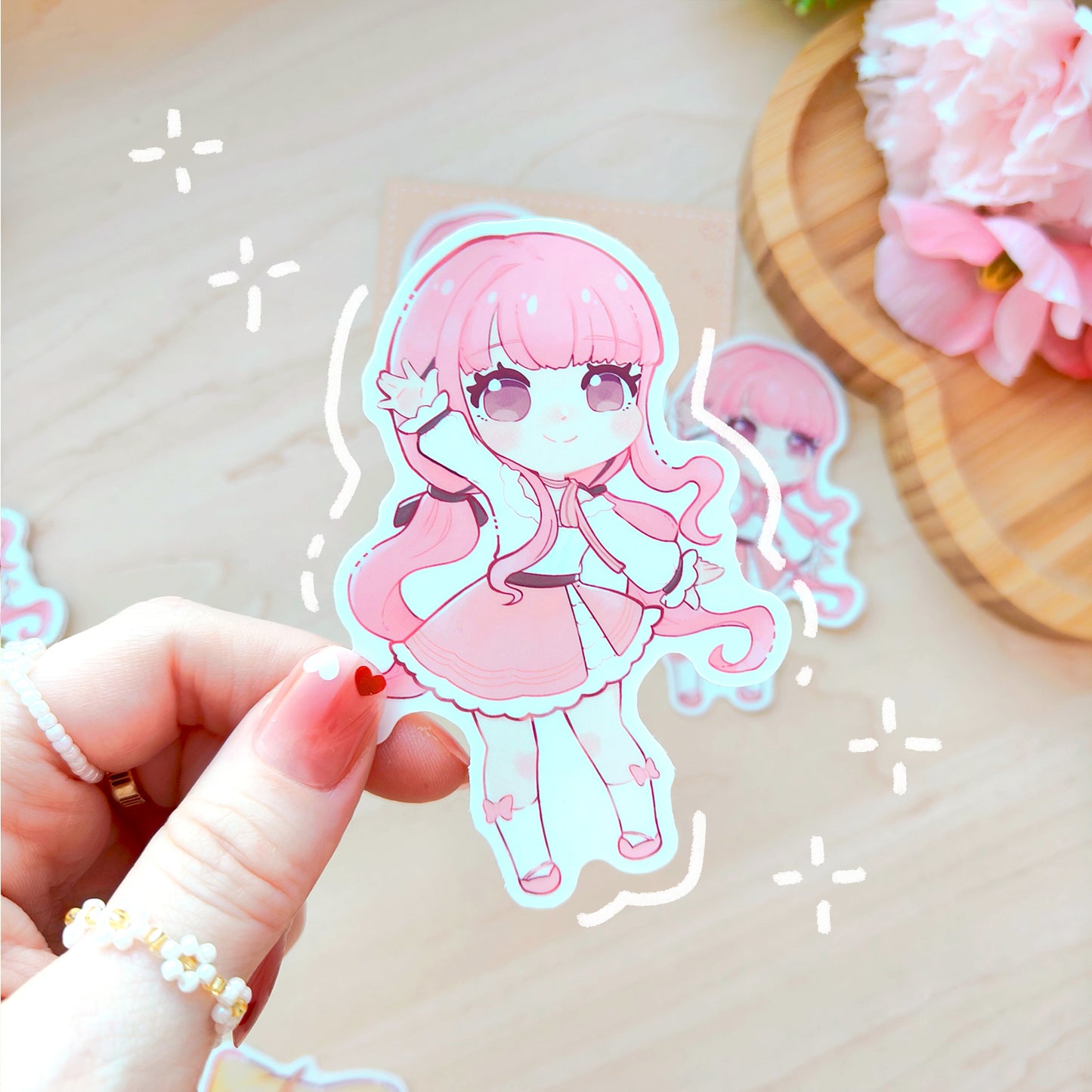 Infinity nikki ~ Nikki and momo stickers!