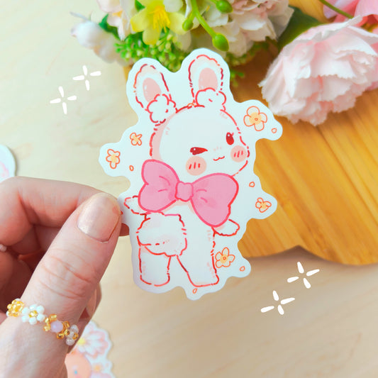 Lulu the bun ~ wink sticker