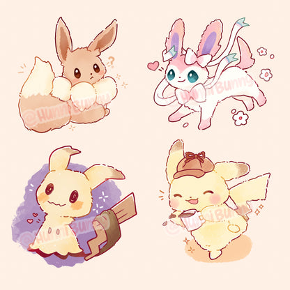 Pokemon ~ pikachu sticker