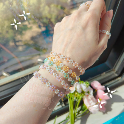 Beaded Daisy Chain bracelets