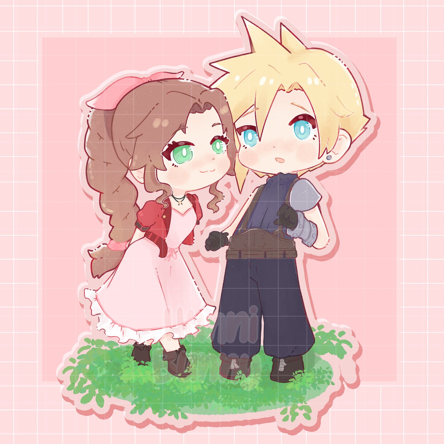 final fantasy 7 - Cloud + Aerith sticker