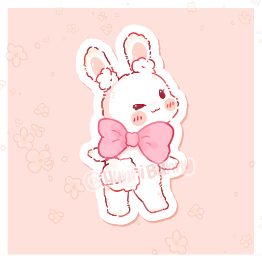 Lulu the bun ~ wink sticker