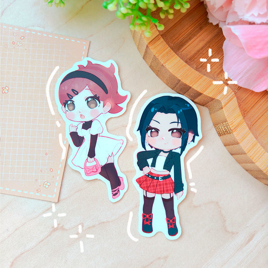 Nana! ~ osaki + Hachi matching chibi stickers