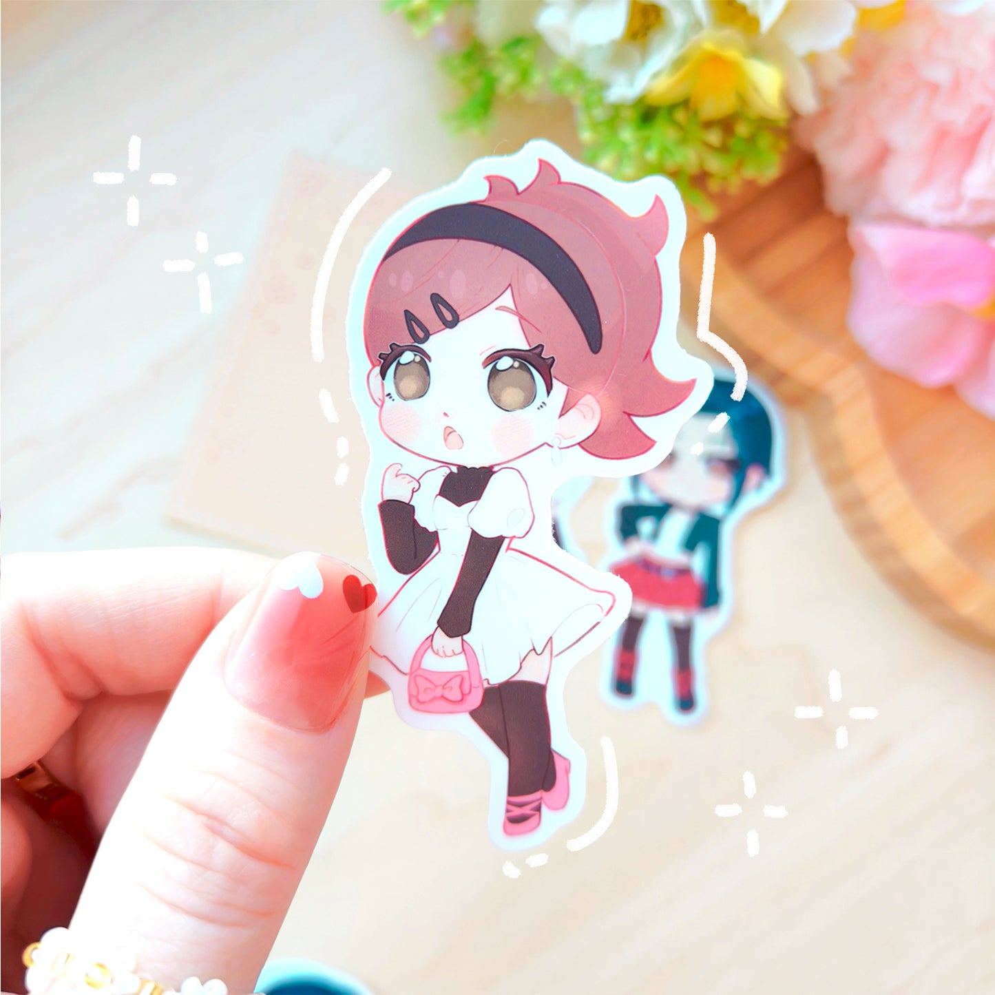 Nana! ~ osaki + Hachi matching chibi stickers