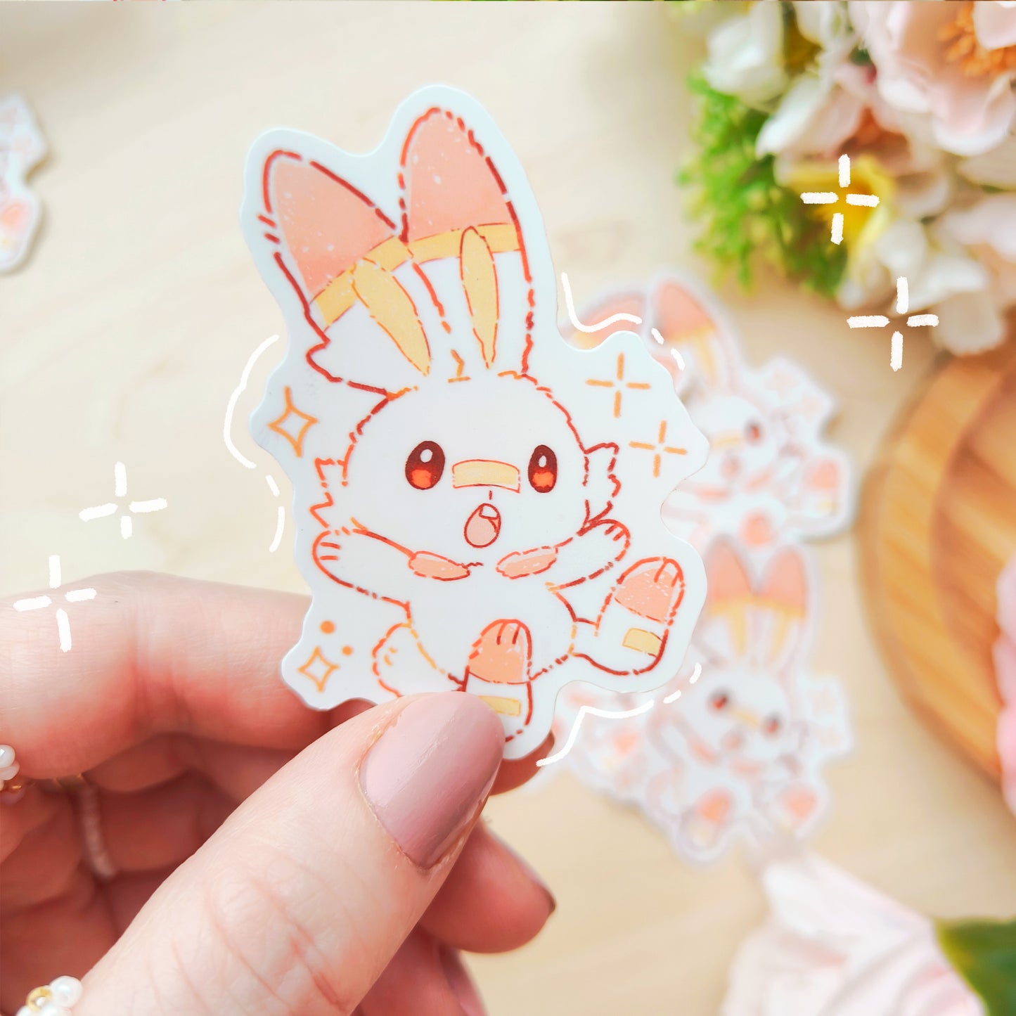 Pokemon ~ Scorbunny sticker